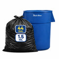Black 40-45 Gallon Heavy Duty 1.5 Mil Trash Bags Pack of 100 W112512