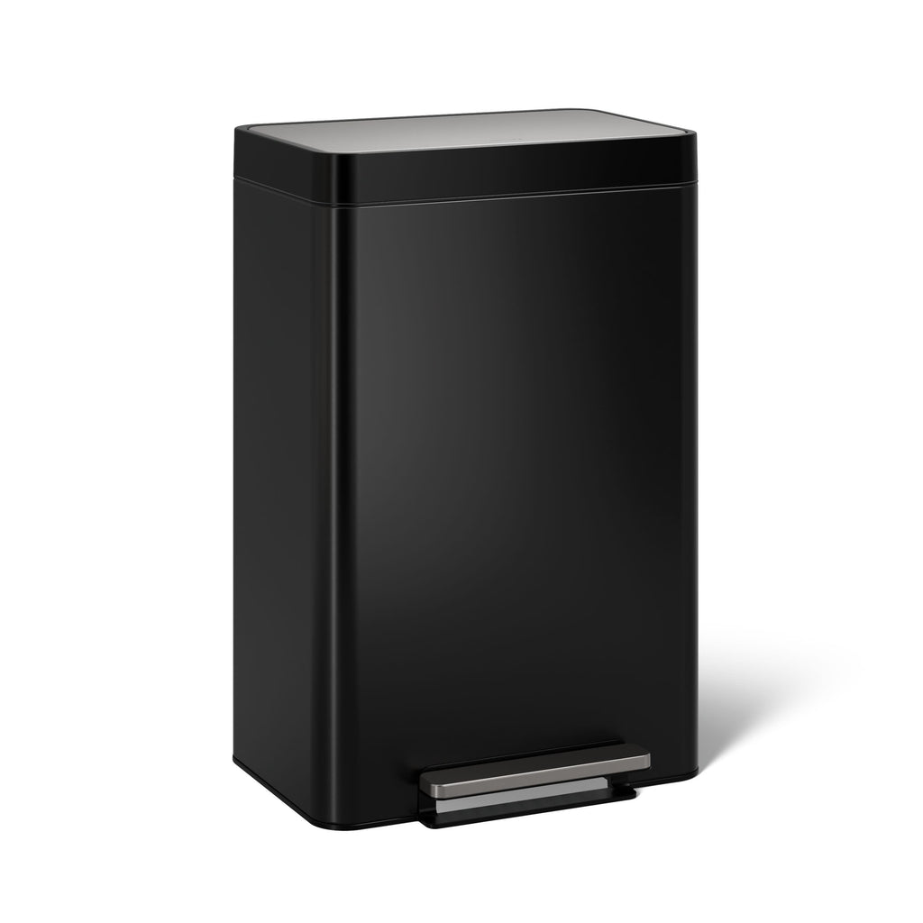 13-Gallon Stainless Steel Step Trash Can P18050