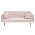 71" Velvet Convertible Sofa Bed B503093