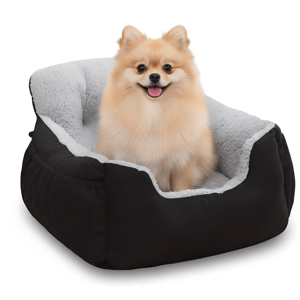 Washable Dog Car Seat with Storage Pockets T194