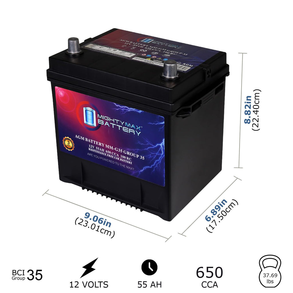 12V 55Ah AGM Replacement Battery E823109