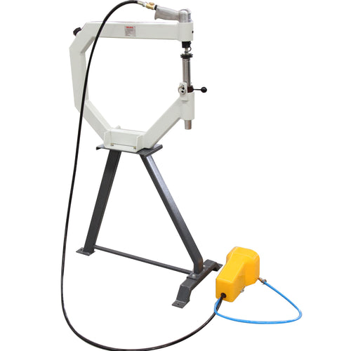 19.6" Throat Pneumatic Planishing Hammer with Steel Frame Stand & Foot Pedal K461