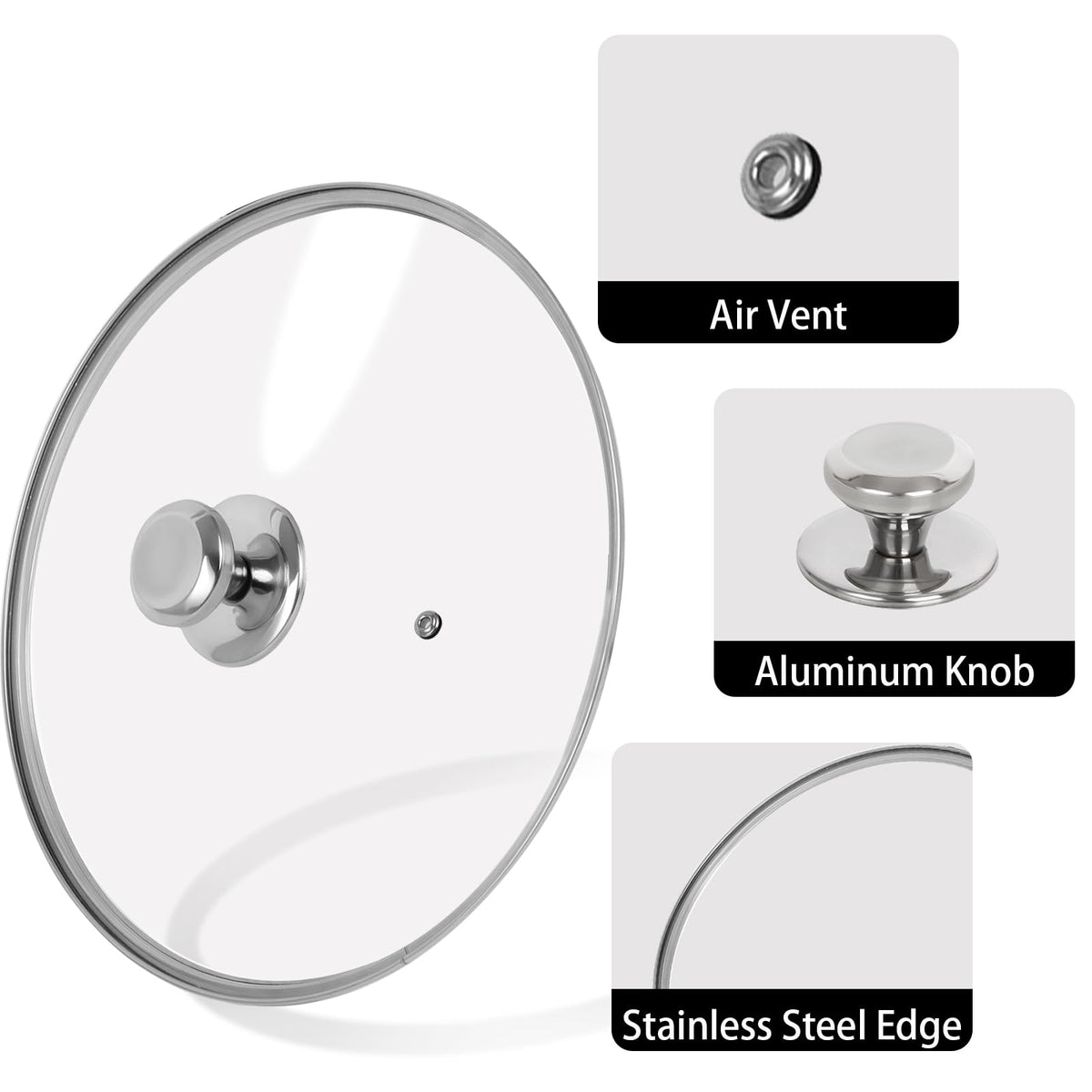 10.25 inch Tempered Glass Lid D62782
