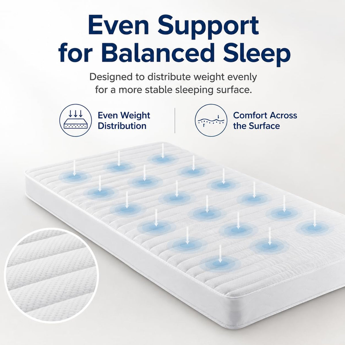 5 Inch Medium Firm Gel Memory Foam Mattress M698349