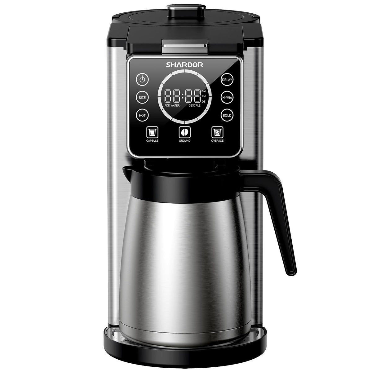 Single Serve & Carafe Coffee Maker, 6-24oz, Thermal Carafe G101