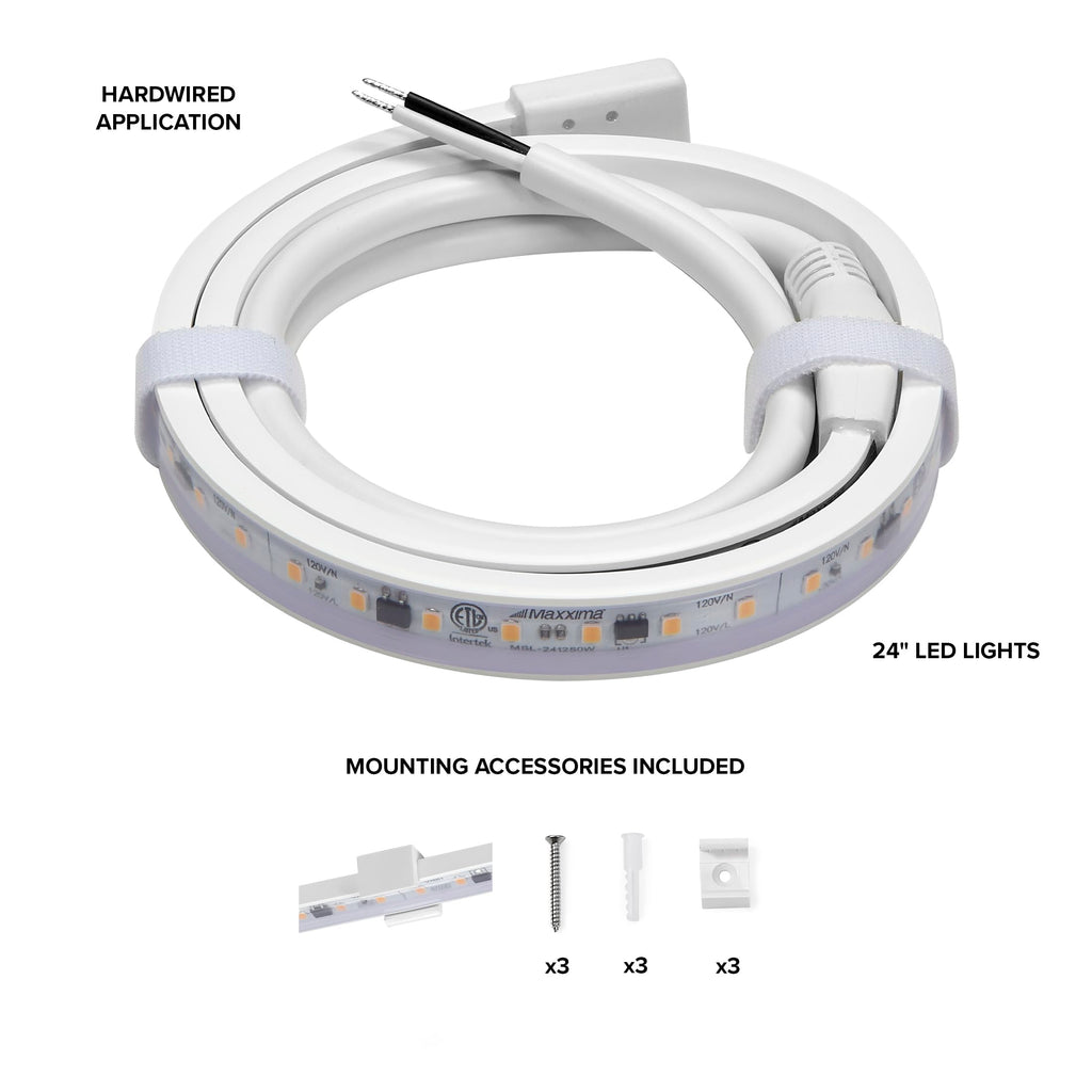 24 in. Hardwired LED Under Cabinet Strip Light U84337