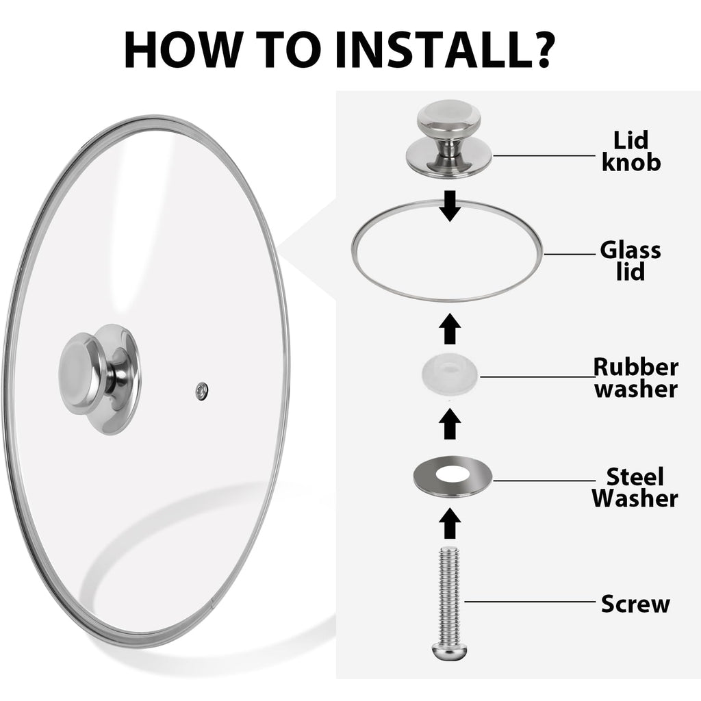 10.25 inch Tempered Glass Lid D62782