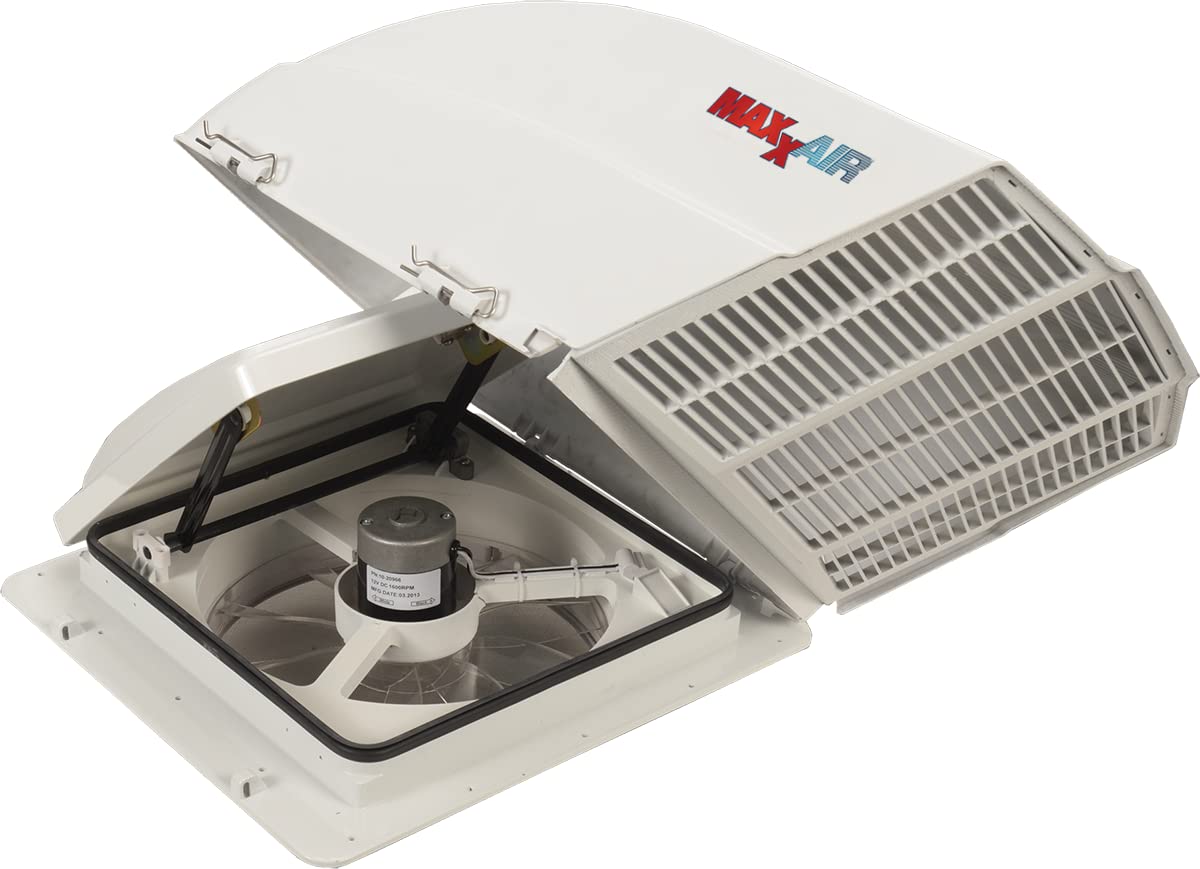 White RV Fan and Vent Cover U35188