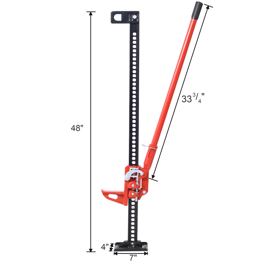 7000 lbs Capacity 48" High Lift Farm Jack I4714