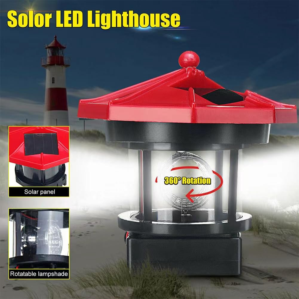 Solar Lighthouse Decorative Lights O403048