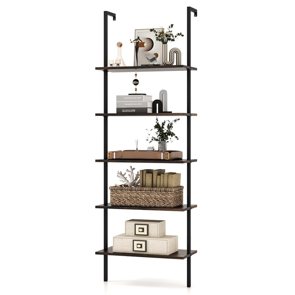 5-Tier Wall Mounted Bookshelf M165211