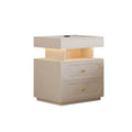 3-Drawer LED Nightstand with Light U383