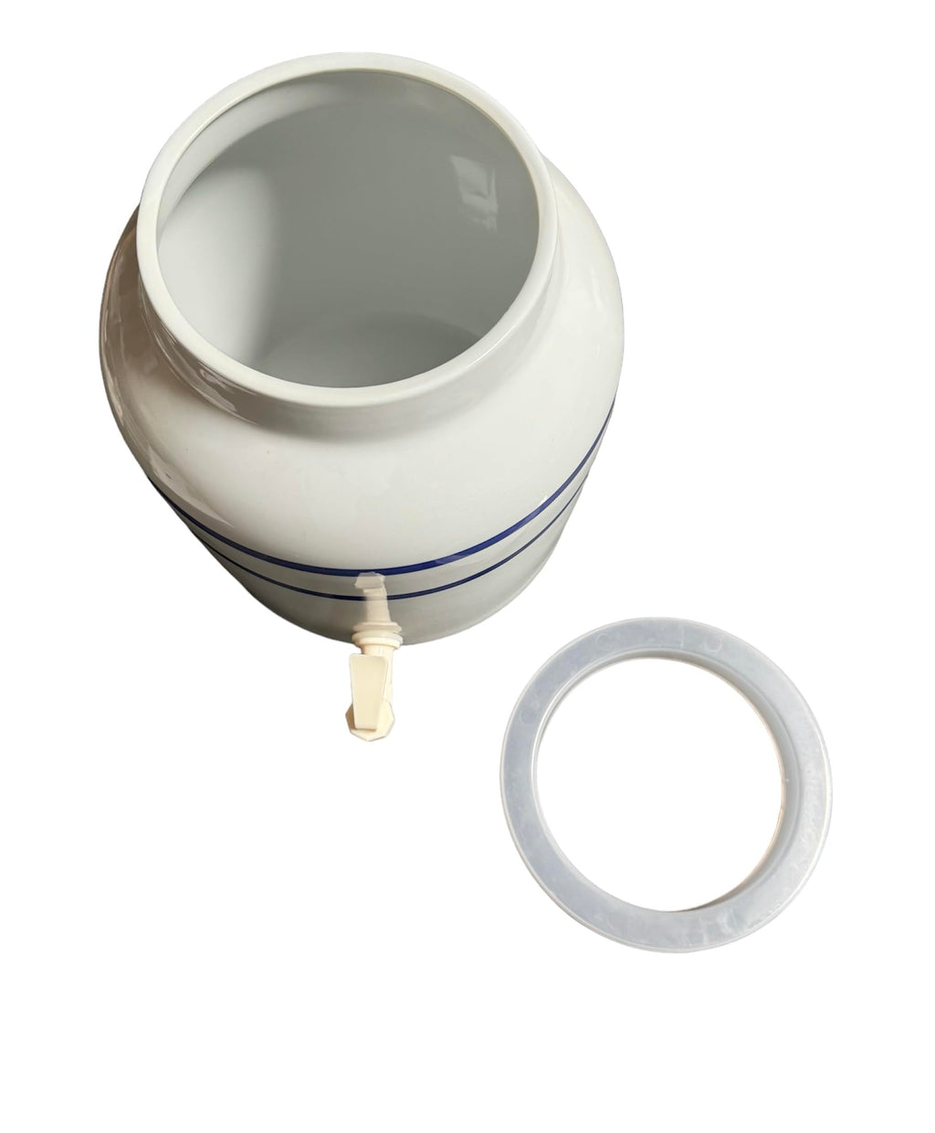 Blue Porcelain Ceramic Countertop Water Dispenser X7051