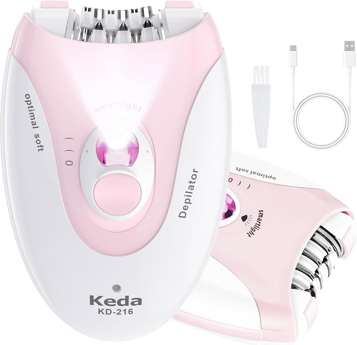 Rechargeable Epilator with LED Light Y121