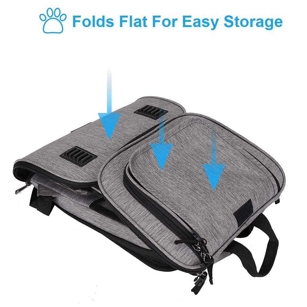 Expandable Breathable Mesh Pet Carrier Backpack C32447