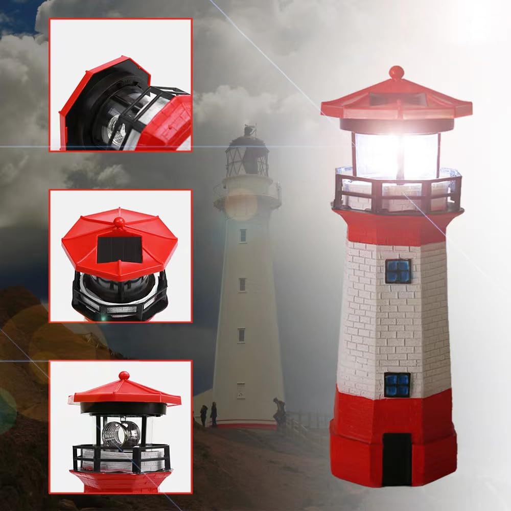 Solar Lighthouse Decorative Lights O403048