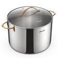 12 Quart Tri-Ply Stainless Steel Stock Pot with Lid X79750