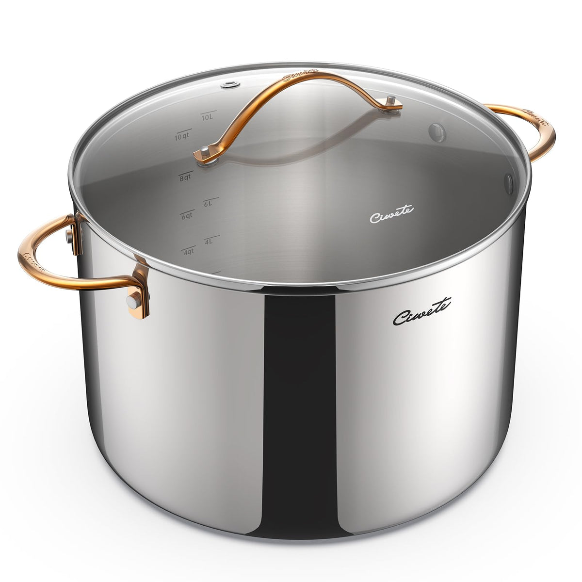 12 Quart Tri-Ply Stainless Steel Stock Pot with Lid X79750