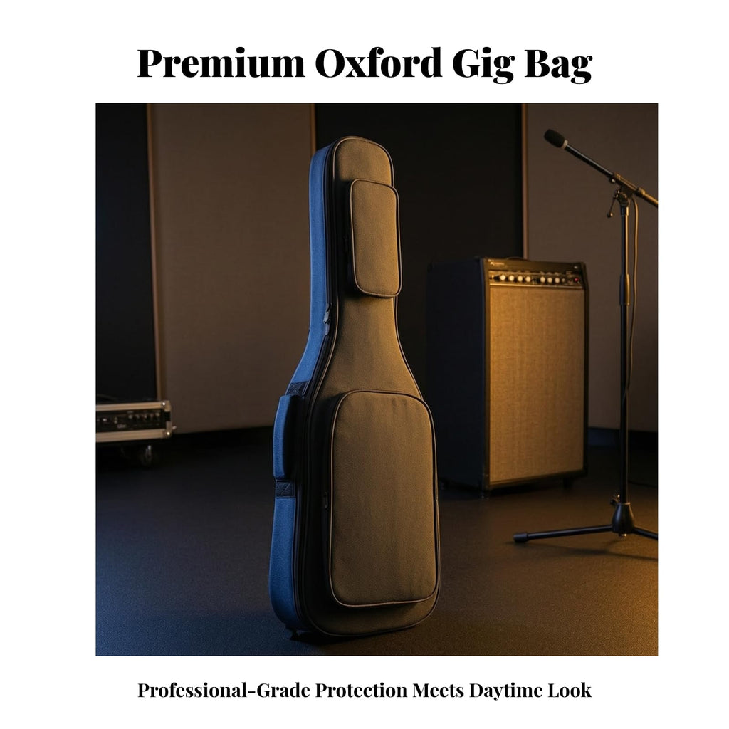 Electric Guitar Bag with Neck Support Oxford Cloth Gig Bag N985