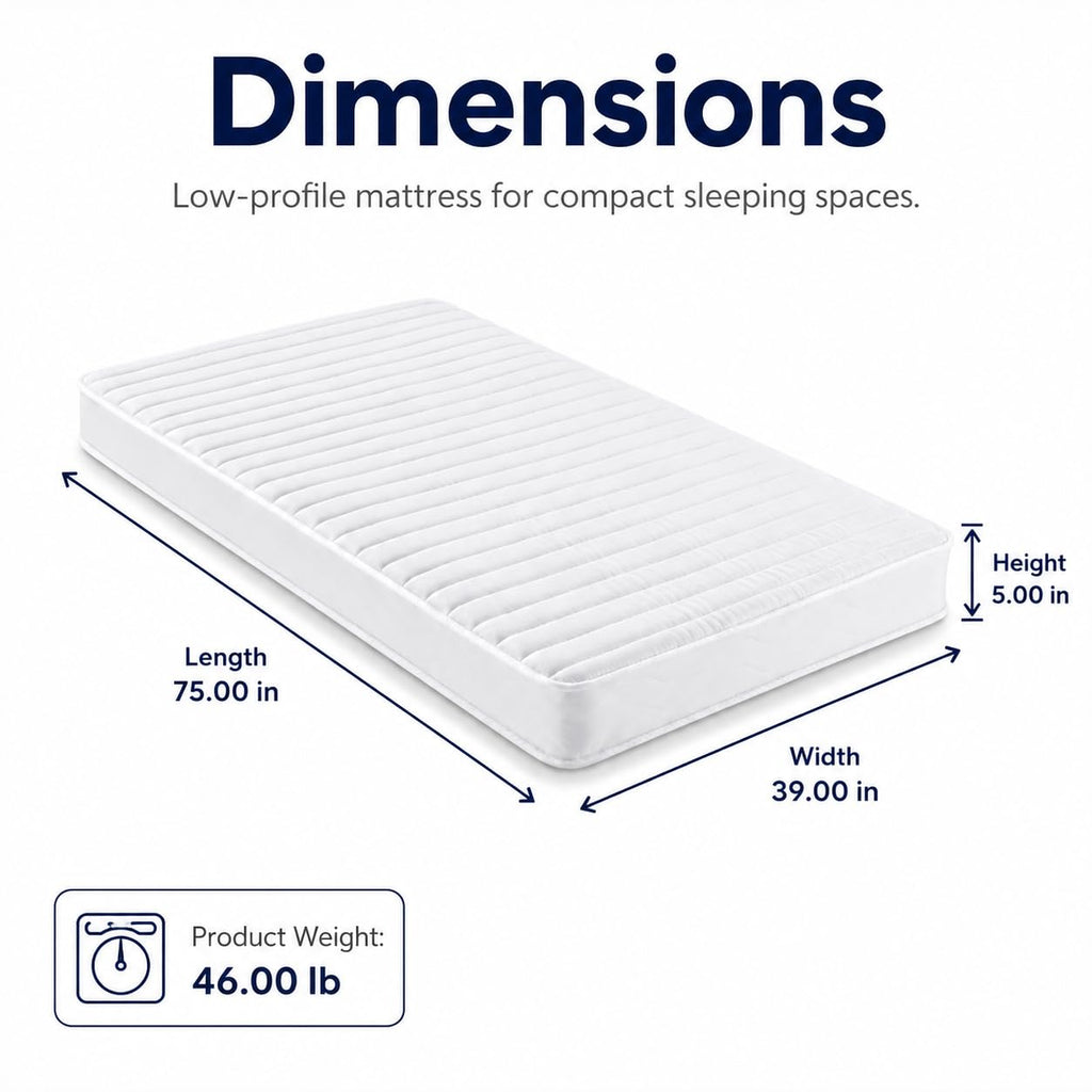 5 Inch Medium Firm Gel Memory Foam Mattress M698349