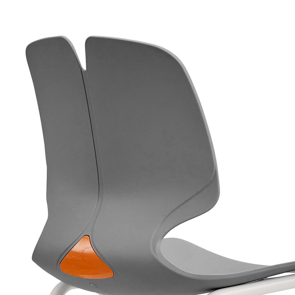 Grey Polypropylene Steel Stacked Office Chair Set W977777