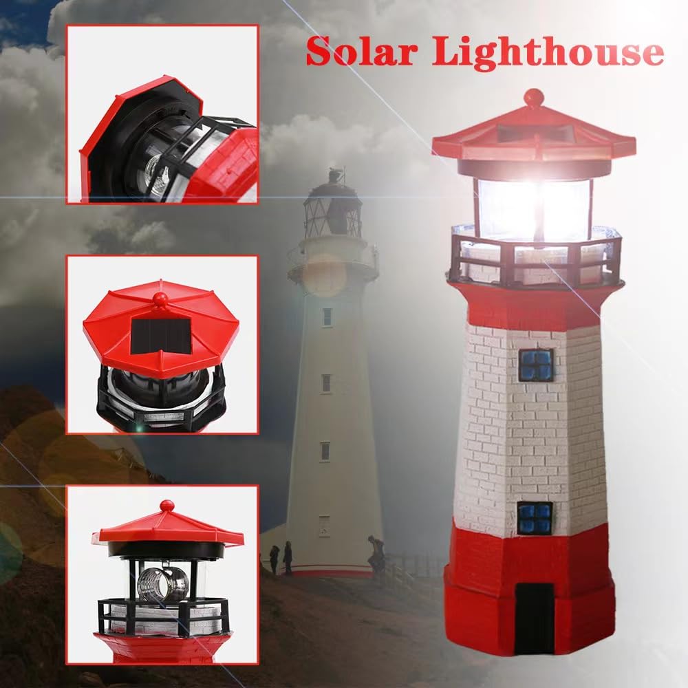 Solar Lighthouse Decorative Lights O403048