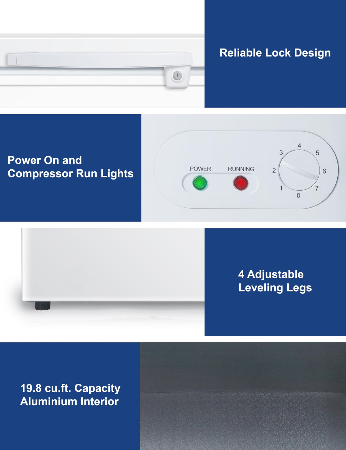 19.8 Cu. Ft. White Chest Freezer Y22031