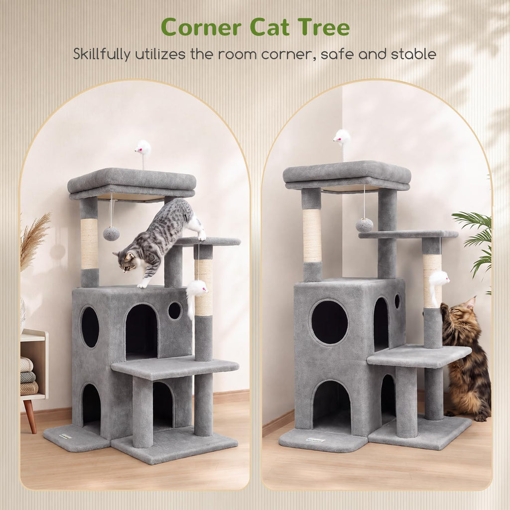 Light Grey Cat Tree Tower U83303
