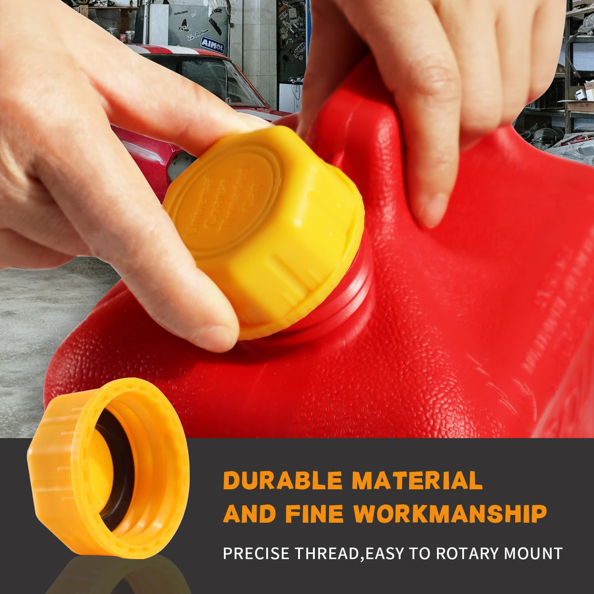 4 Pack 5 Gal Gas Can Replacement Caps M4363