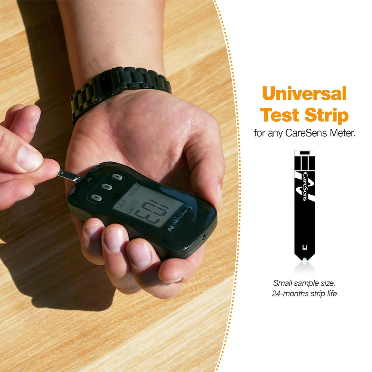 Blood Glucose Monitor Kit with 100 Test Strips, 100 Lancets, Lancing Device, Control Solution, Travel Case I2291