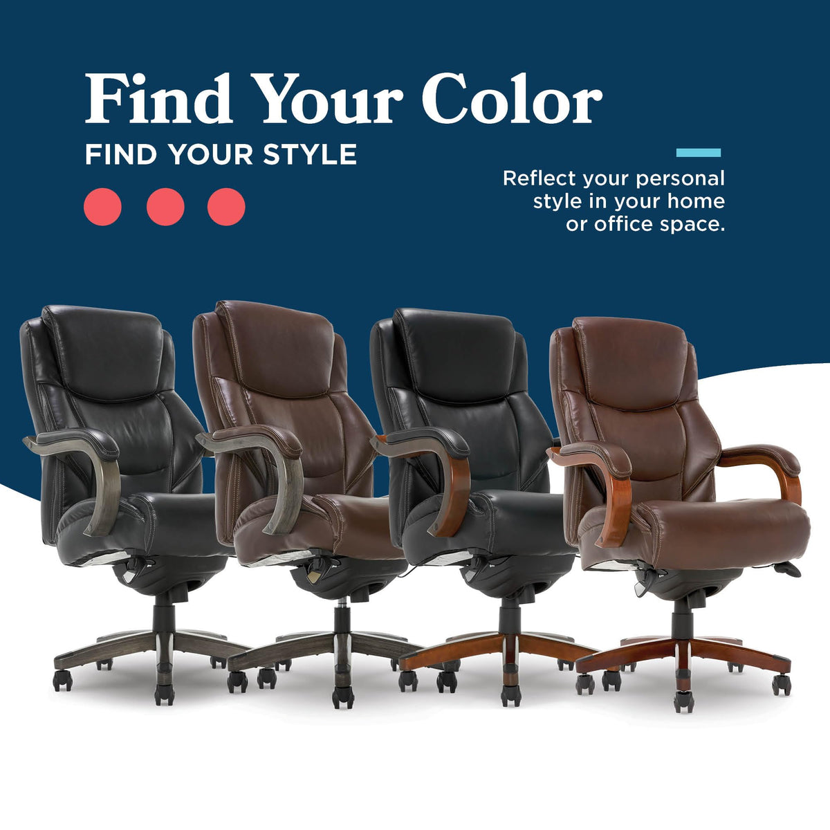 Big and Tall Leather Executive Office Chair C28091