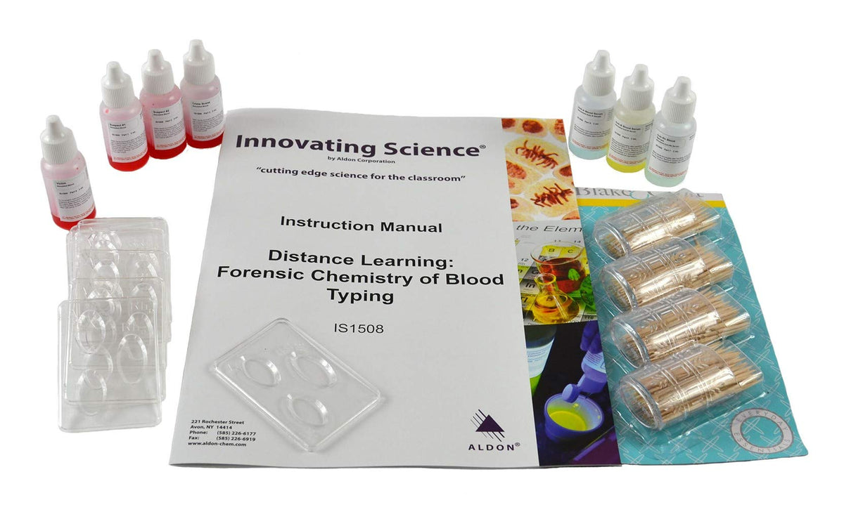 Blood Typing Chemistry Distance Learning Kit I587