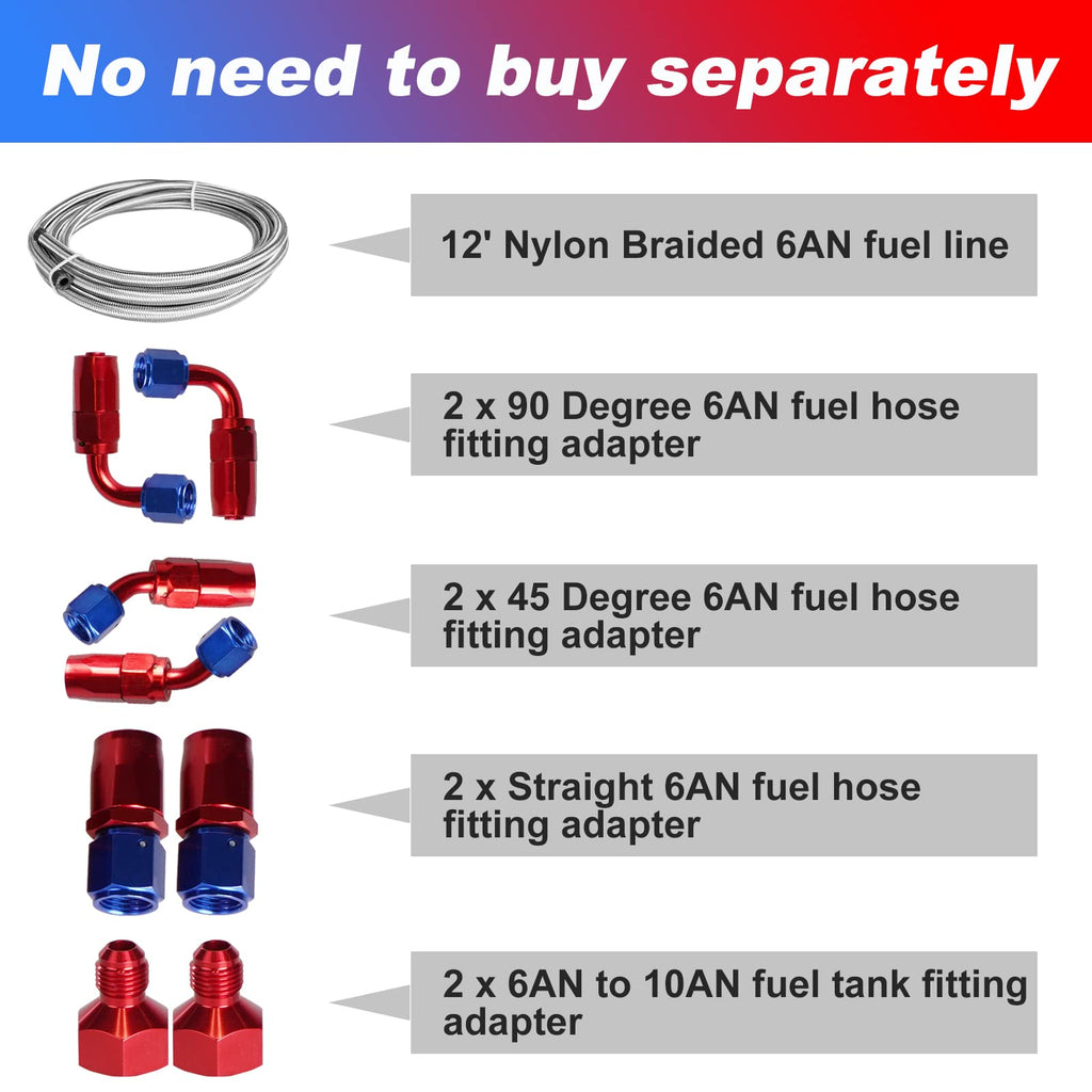 5 Gallon 20L Polished Aluminum Fuel Cell Tank with Cap Level Sender Oil Feed Line F617527