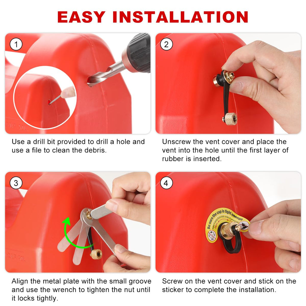 Gas Can Vent Caps 6 Pack E481
