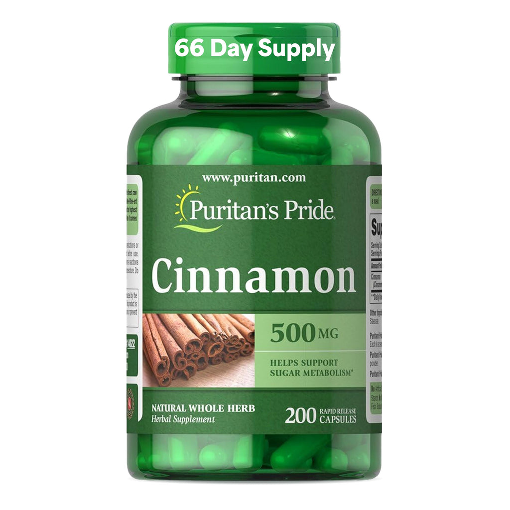 Cinnamon 500mg 200 Capsules Z55153