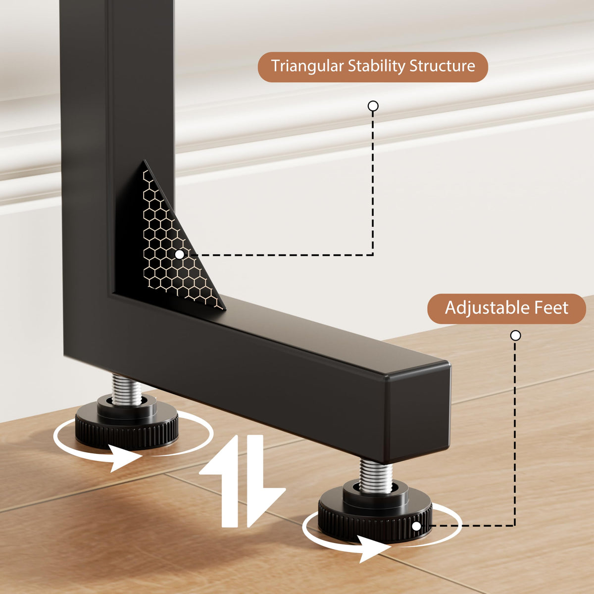2 Pack Narrow Console Table with Power Outlets B20867