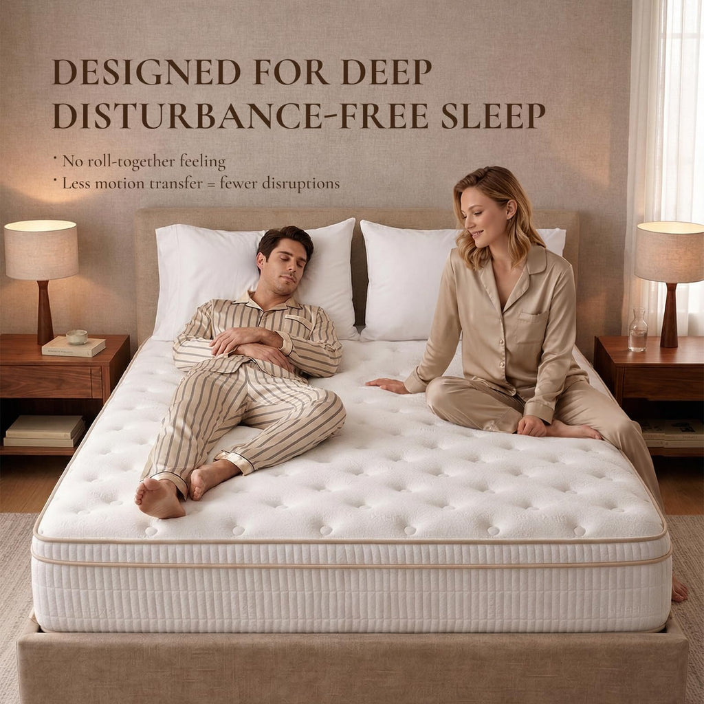 Full Size 12 Inch Medium Firm Hybrid Mattress B860