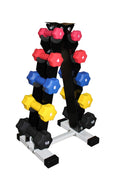Neoprene Dumbbell Set with Rack L774