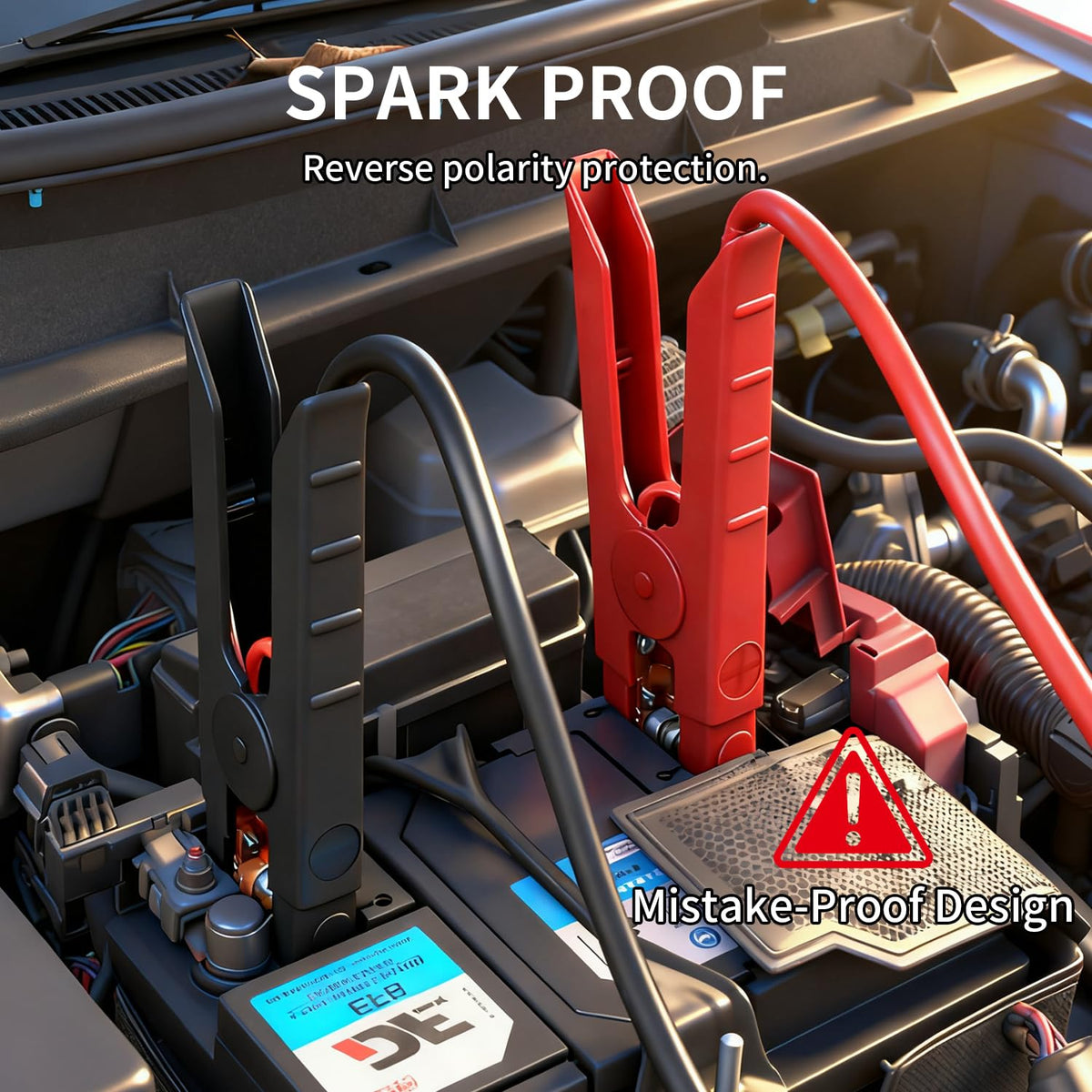 2000 Peak Amp 12V Car Battery Jump Starter R24927