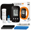 Blood Glucose Monitor Kit with 100 Test Strips, 100 Lancets, Lancing Device, Control Solution, Travel Case I2291