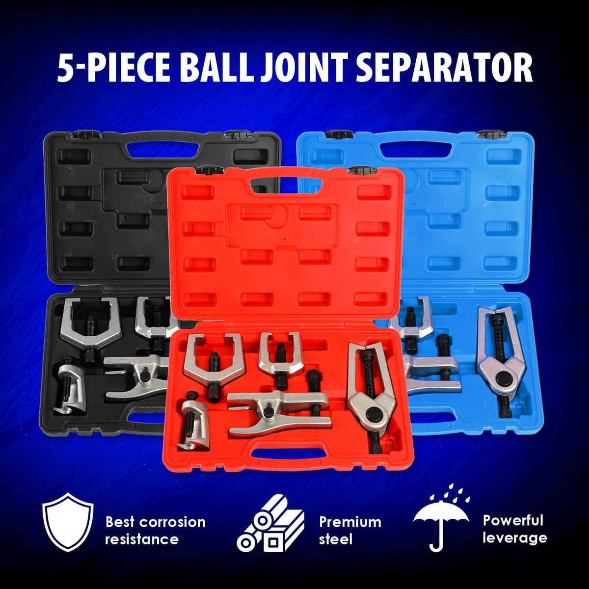 5pc Ball Joint Separator and Removal Tool Set K6356