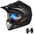 Youth Kids Full Face Motocross Helmet Matte Black N190986