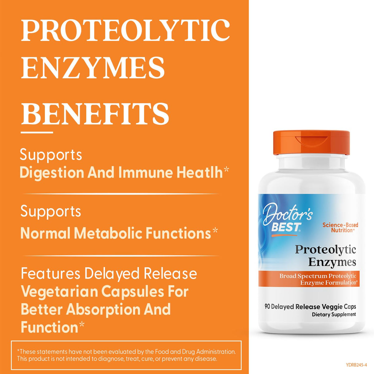 Bromelain 90 Veg Capsules R909024