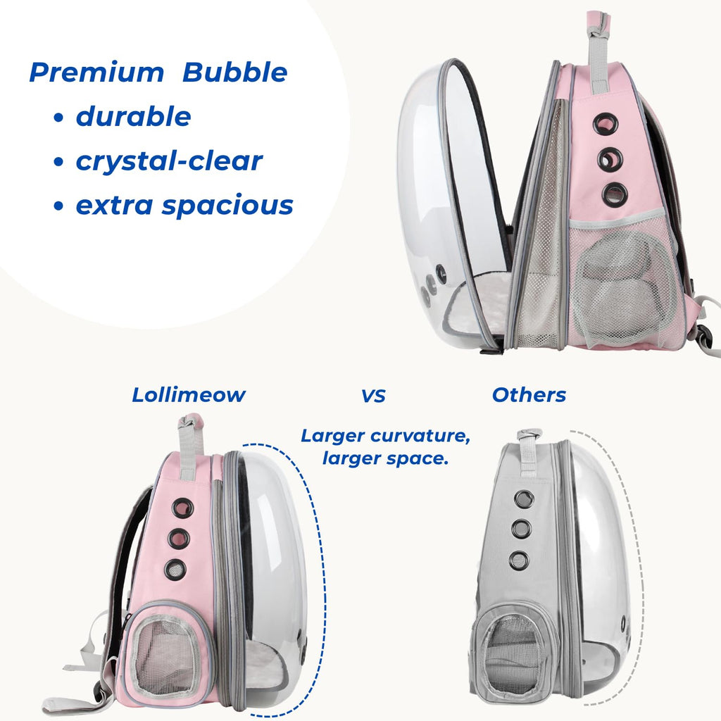 Expandable Cat Backpack with Mini Fan F7121