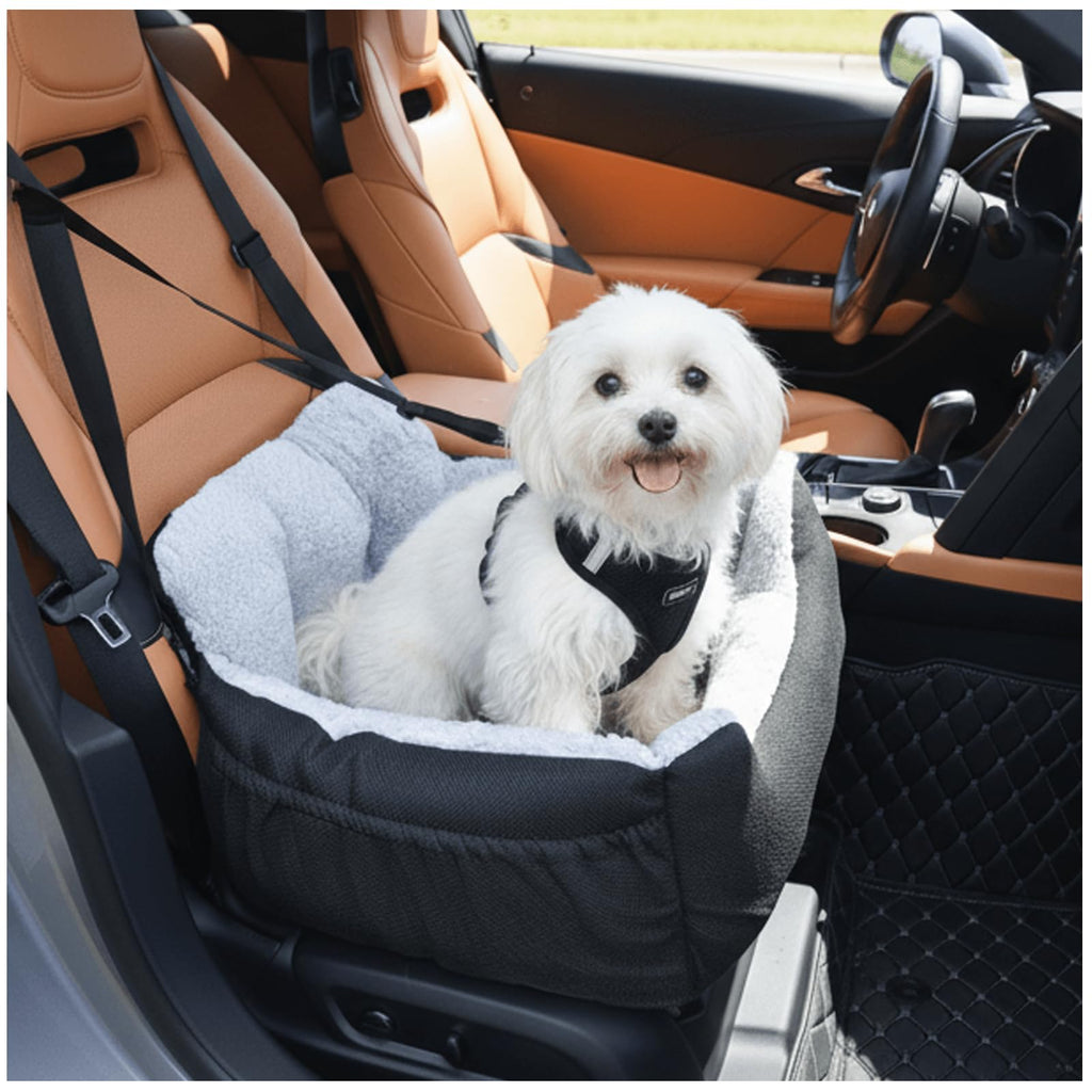 Washable Dog Car Seat with Storage Pockets T194