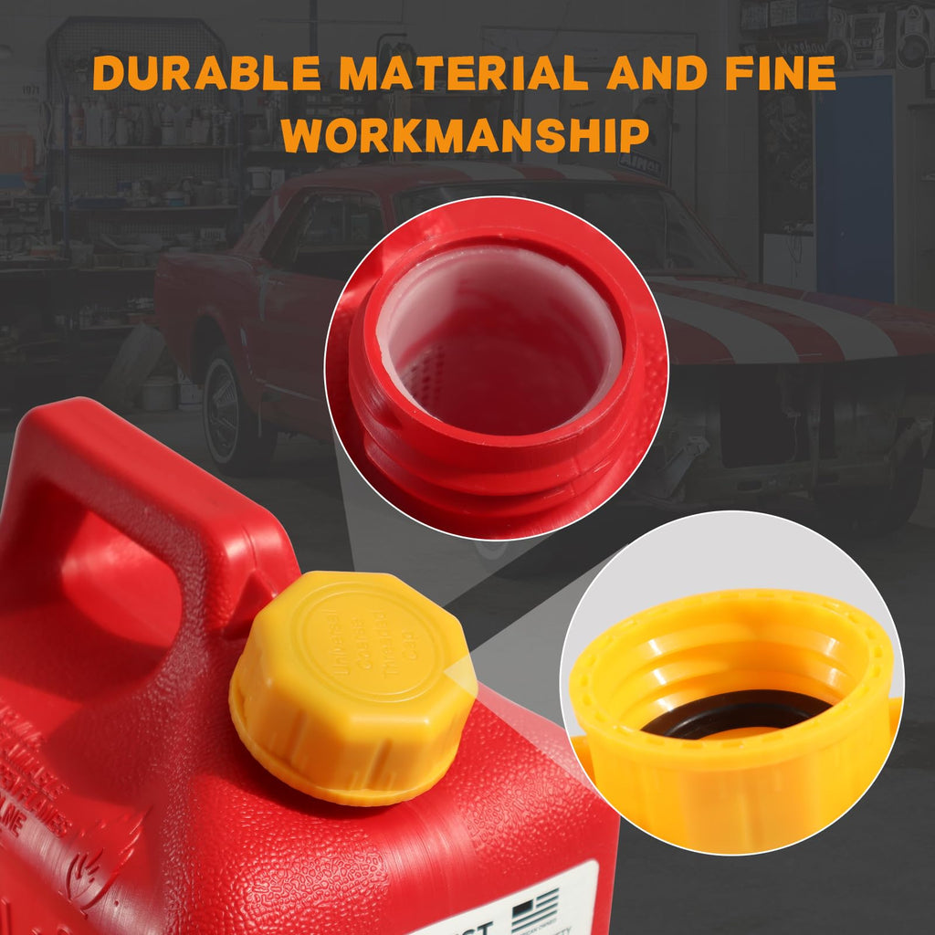 4 Pack 5 Gal Gas Can Replacement Caps M4363