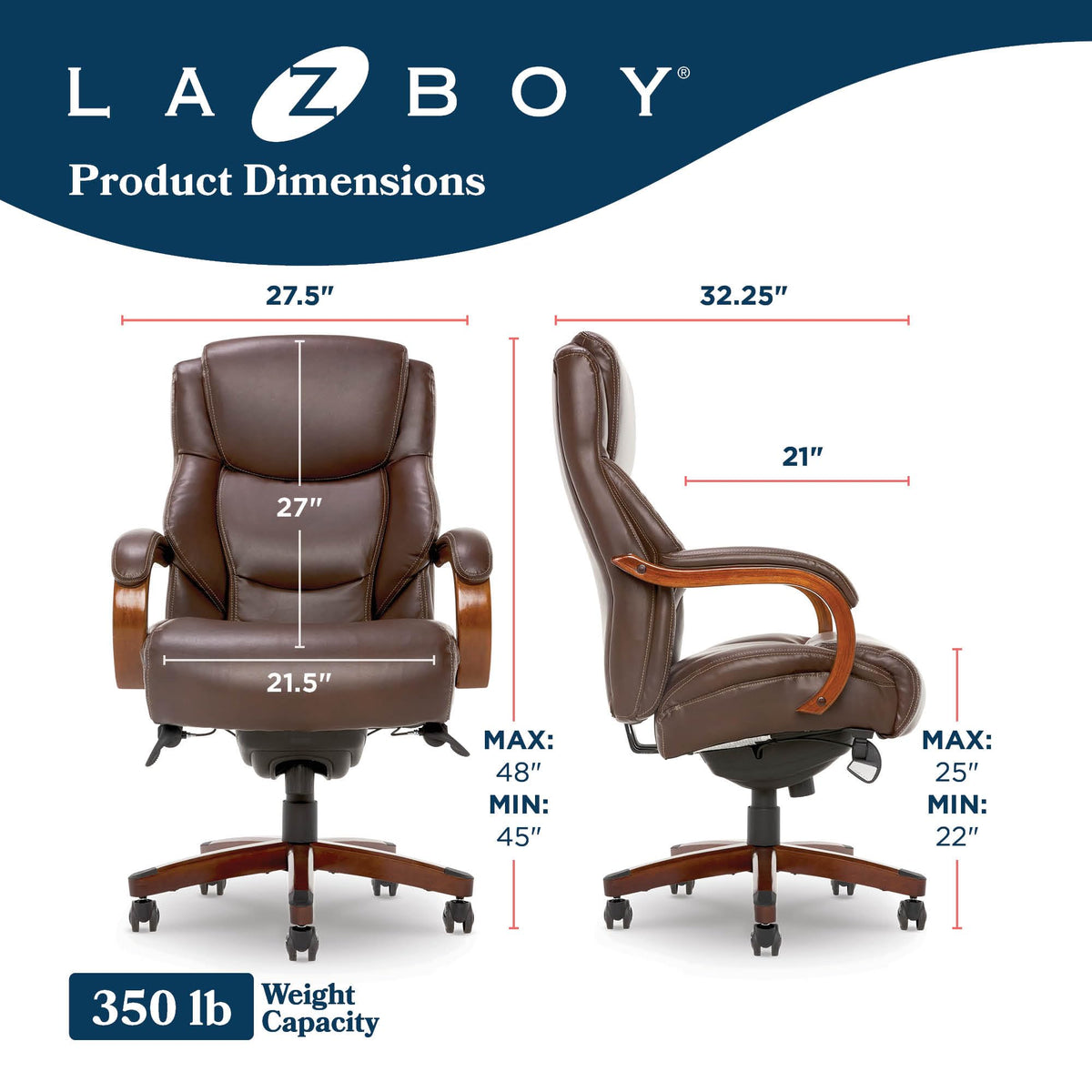 Big and Tall Leather Executive Office Chair C28091