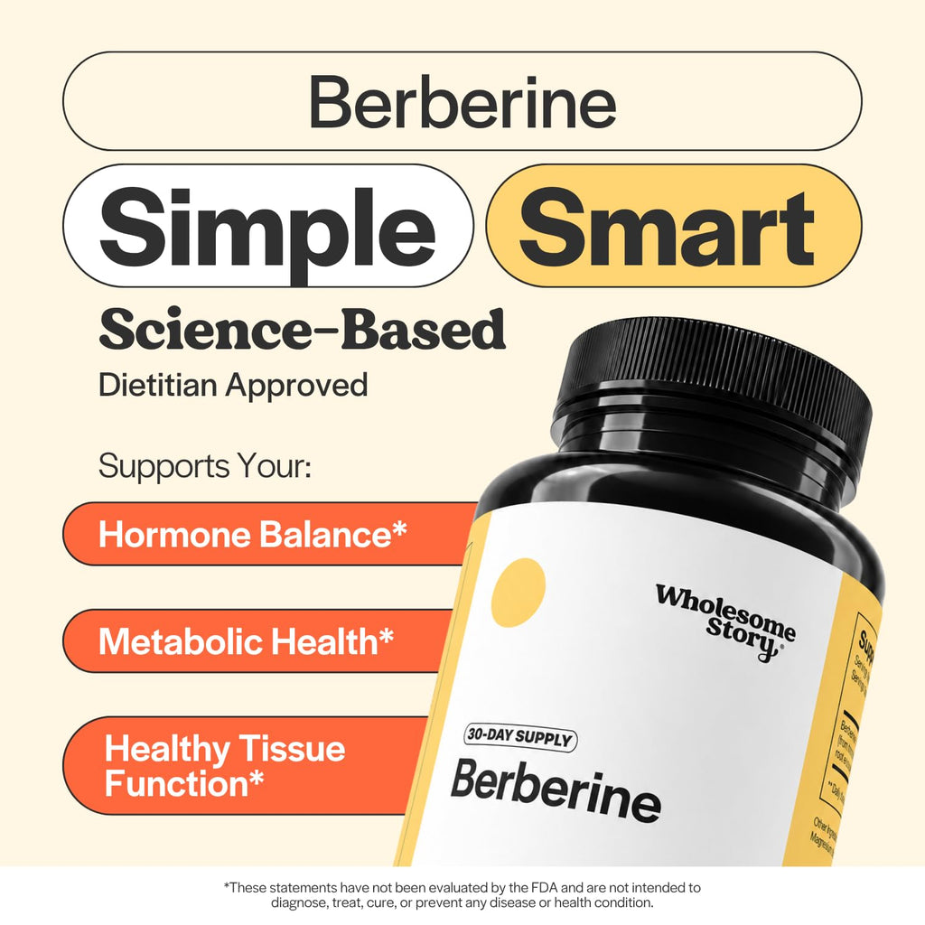 Berberine Supplement 1500mg 90 Capsules D770