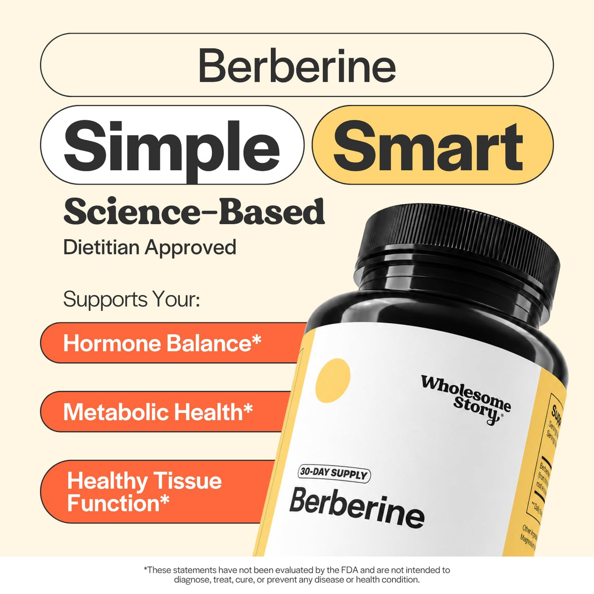 Berberine Supplement 1500mg 90 Capsules D770