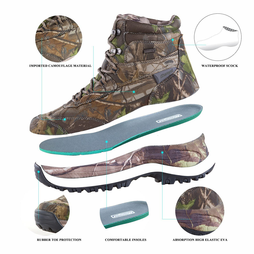 Camo Waterproof Lightweight Hunting Shoes K6235